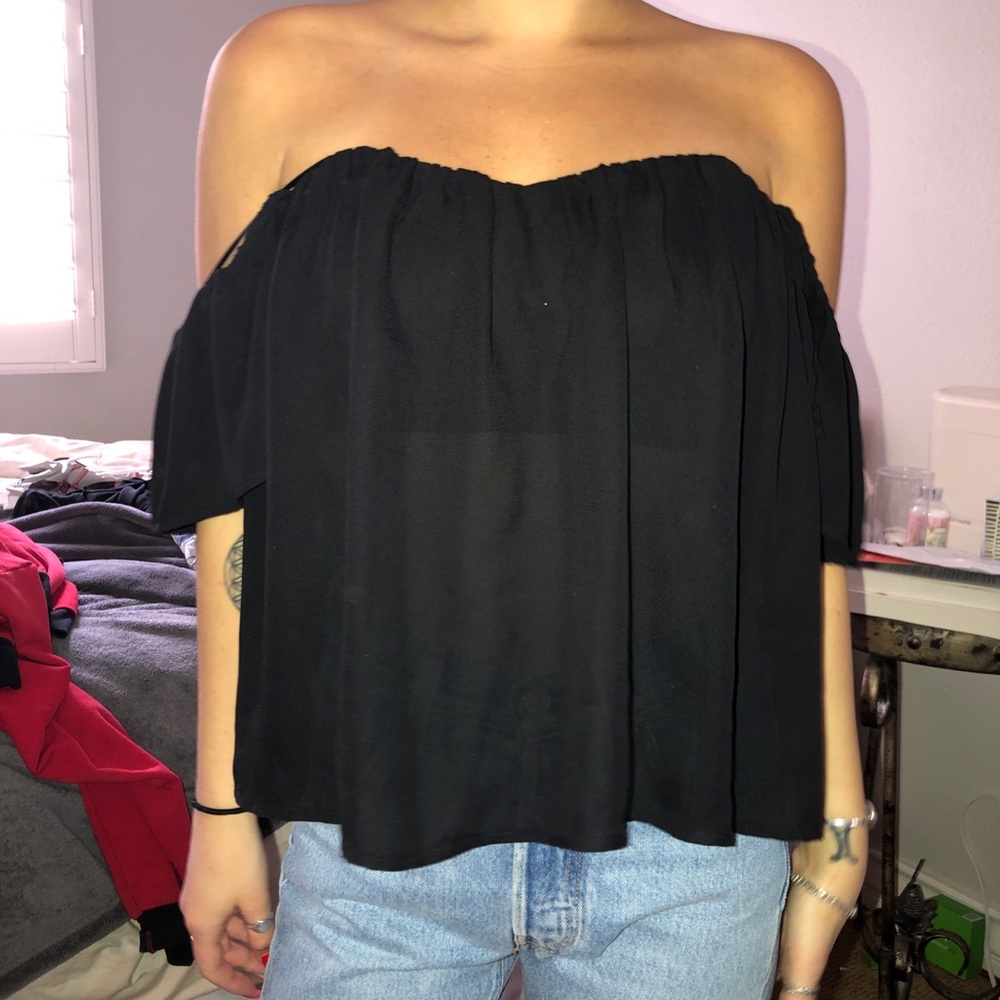 Cute black blouse